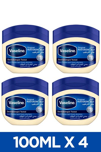 Vaseline Petroleum Jelly Original 250ml X4
