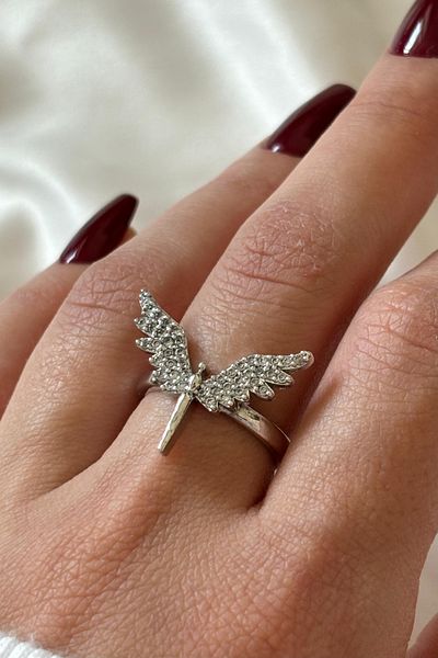 Leo'Stone Special Production Mikail Angel Design Adjustable Women's Ring