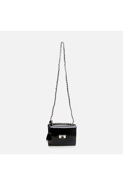 Hotiç Geantă neagră Mini (Crossbody) pentru femei
