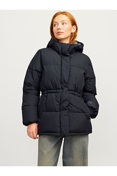 Jack & Jones Jack Jones Jxworld Puffer Jacket Otw Act Kadin Siyah Mont 122669...