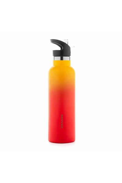 Orange Bed & Bath Water Bottle | Thermos Mug 591ml - Dark Orange|