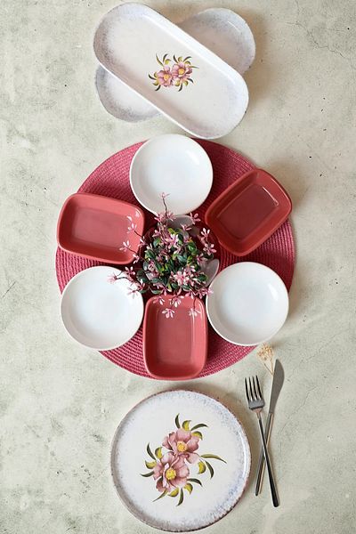 Keramika 14-Piece Breakfast Set for 6