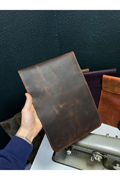 özdemirler deri Crazy Calfskin - Minimalist Laptop Cover Compatible for MacBook Air and Pro 13.3" 14"