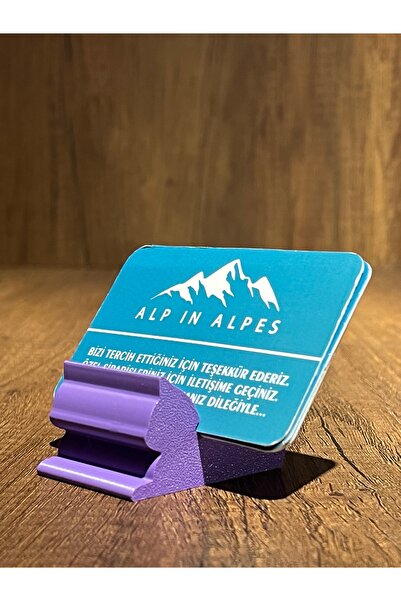 Alp in Alpes Μίνι θήκη επαγγελματικών καρτών με σχέδιο γάτας