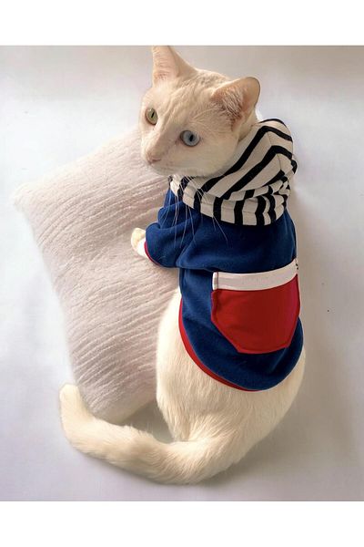 Kemique Cat Neo Tommie Cat Sweatshirt (Large 3 - 4.5 Kg)