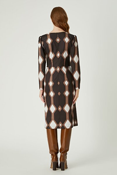 FEVER Soyut Desenli Elbise