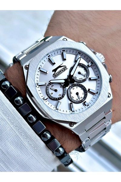 Slazenger Sl.09.2322.2.04 Çelik Kordon Erkek Kol Saati