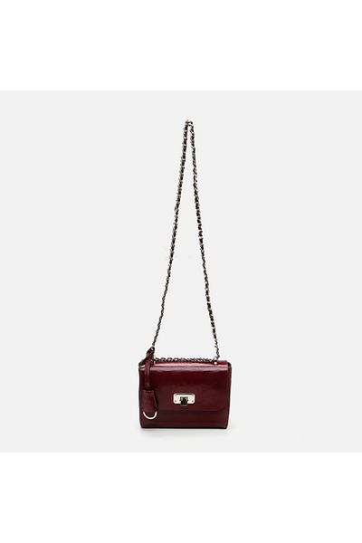 Hotiç Geantă mini (încrucișată) pentru femei Claret Red