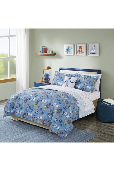 Orange Bed & Bath طقم لحاف فردي صغير مكون من 6 قطع من روبرت جوفي | Hg Juvi|