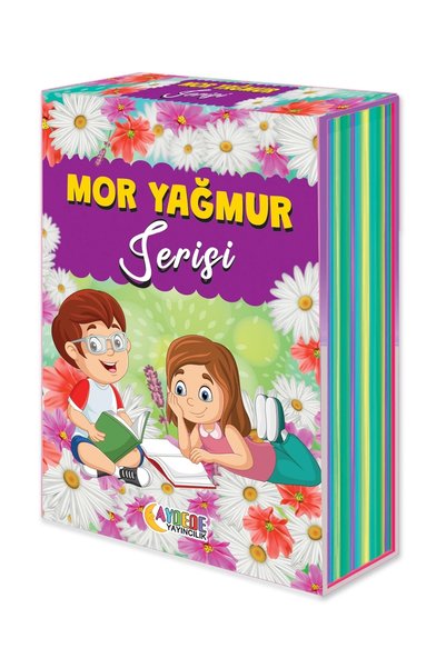 Tandem Yayınları MOR YAĞMUR 8 KİTAP 2. 3. 4. Sınıflar İçin - كتاب القصص المصورة والحكايات الخيالية