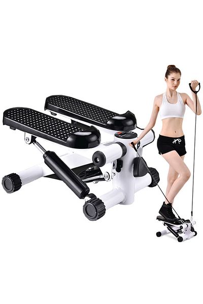 Tisul Exercise Stepper - Air Climber, Resistance Band and Step Band