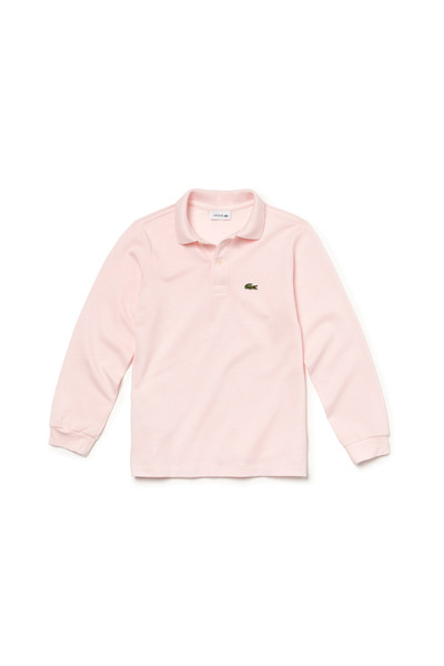 Lacoste Erkek Çocuk Regular Fit Uzun Kollu Açık Pembe Polo