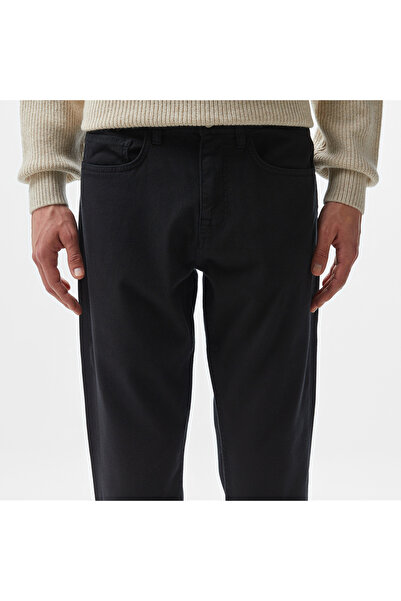 Lacoste Erkek Regular Fit Casual Siyah Jean Pantolon