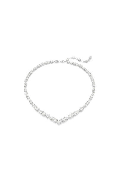 Swarovski Mesmera Kolye, Karışık kesimler, Beyaz, Rodyum kaplama