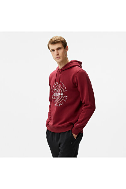 Nautica Erkek Bordo Regular Fit Sweatshirt