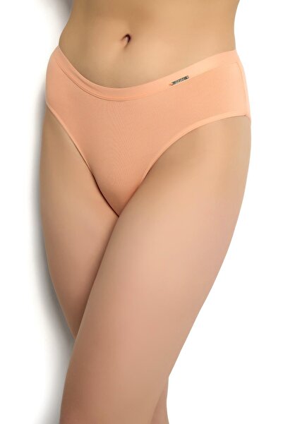 MYS GRUP TEKSTİL 6-комплектний жіночий бікіні-сліп-трусики кольору лосося з б...