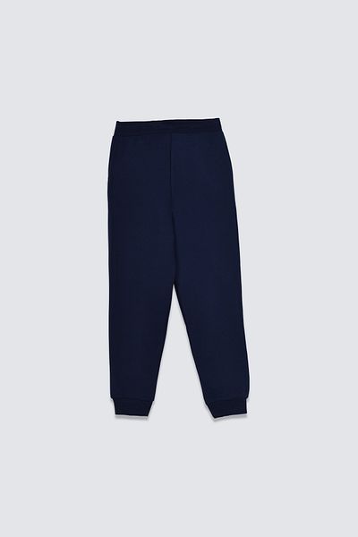 ZUZUNGA Pantaloni de sport bleumarin pentru 3-10 ani - Buzunare duble și model de bază înălțat