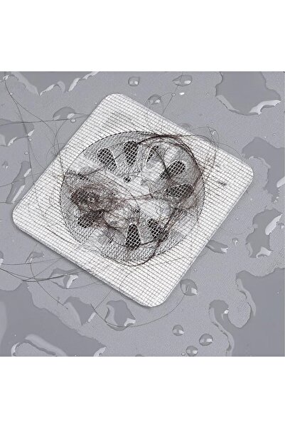 MAİN SHOP (20 قطعة) حامل استنزاف الحمام اللاصق القابل للتصرف ومصفاة فرز القما...