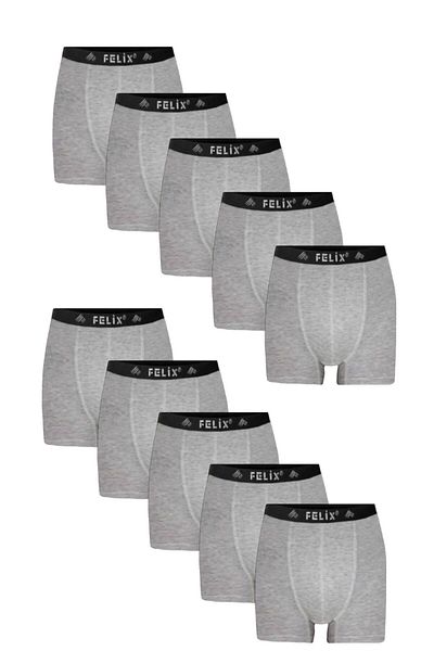 EXMOOR 10 Pieces Gray Men's Licra Cotton Boxer
