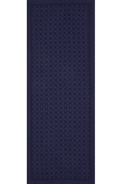 Valentino Orlandi Μωβ μπλε Alia Jacquard Shawl-3