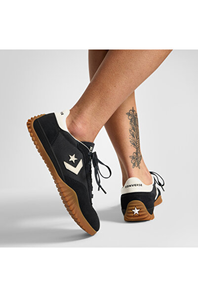 Converse Run Star Trainer Unisex Siyah Süet Sneaker