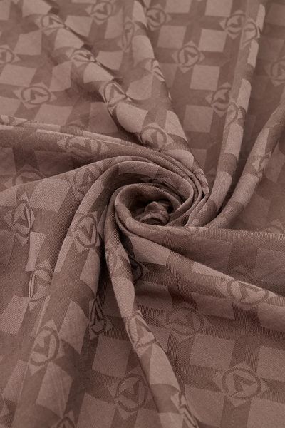 Valentino Orlandi Alia Jacquard Shawl-3 Bitter Brown