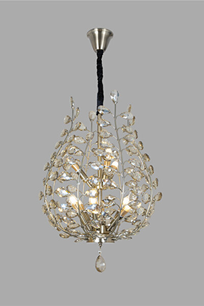 Apliqa Donna Eskitme 55'lik Kristal Taşlı Modern Koridor, Salon Avize