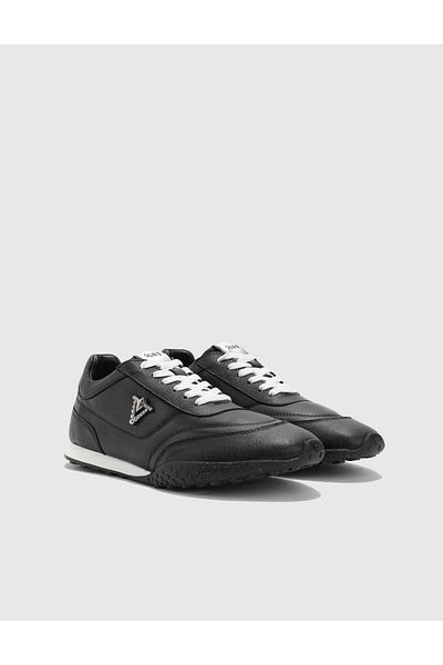 İLVİ Adri Genuine Leather Women's Black Sneakers