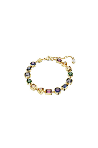 Swarovski Imber Bileklik, Karışık kesimler, Çok renkli, Altın rengi kaplama