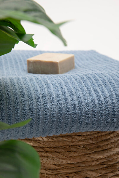 FAVORA Line Luxury Indigo Бавовняний рушник для ванної кімнати - 100x150