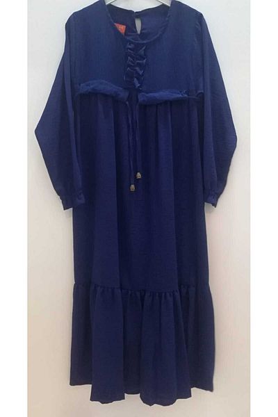 Annes Tesettür Short Sleeve Sweetheart Dress - 2023 Spring Fashion Trend
