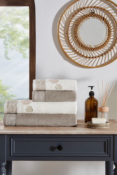 Özdilek Özdilek Phlox Bamboo Towel Set