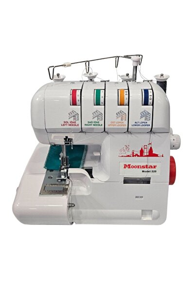 Kuffon Moonstar 320 Ev Tipi 3 - 4 İplik Overlok Dikiş Makinesi