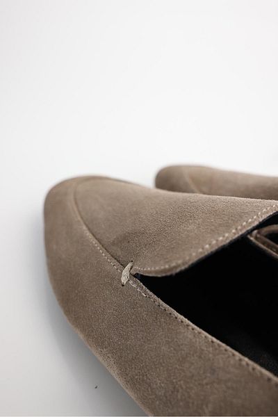 5in1Canpolat Light Mink Suede Loafers 39907