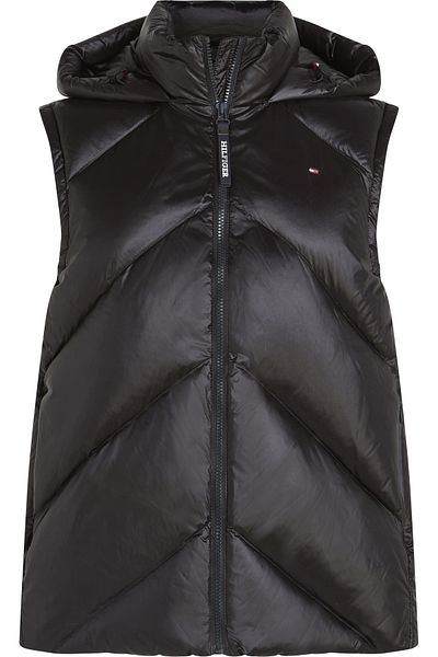 Tommy Hilfiger Chevron Padded Hooded Vest