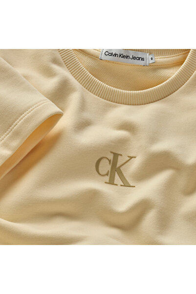 Calvin Klein Monogram Print Terry A-Line Dress