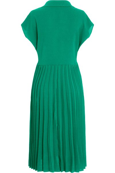Tommy Hilfiger Pleated Midi Polo Dress