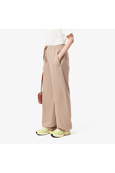 Lacoste Kadın Wide Fit Bej Pantolon