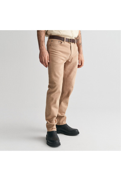 Gant Erkek Kahverengi Regular Fit Pantolon