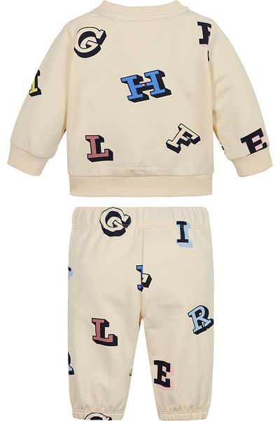 Tommy Hilfiger Beige Unisex Baby 2-Piece