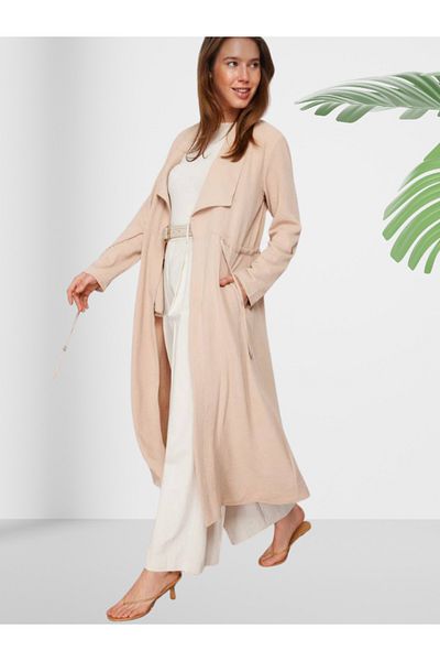 Chordi Flexible Linen Blend - Plain Kimono