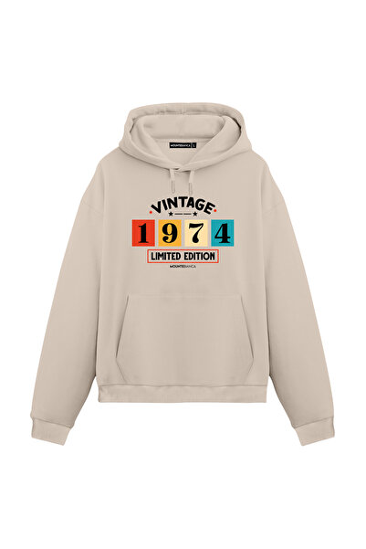 Mounte Bianca Unisex vintage 1974 - obična majica sa kapuljačom