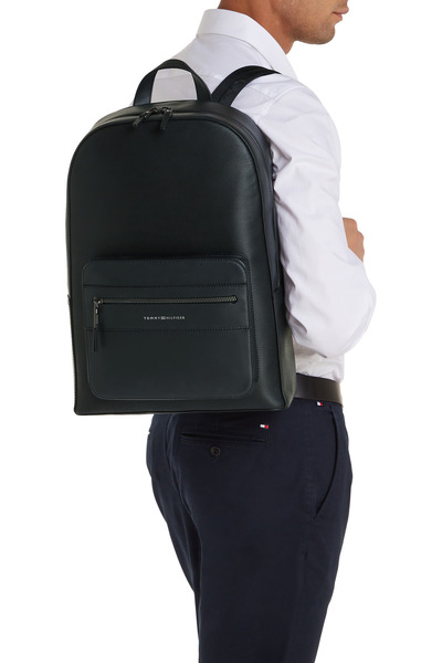 Tommy Hilfiger Premium Business Leather Backpack