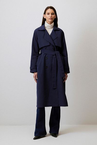 Touché Privé APOLET DETAILED WAIST BOWLED TRENCHCOT