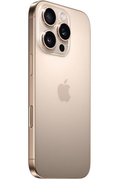 Apple آيفون 16 برو 256 جيجا بايت لون تيتانيوم الصحراء (نسخة الإمارات العربية المتحدة)