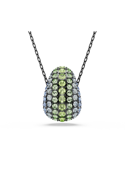 Swarovski Sublima Kolye, Yuvarlak kesim, Çok renkli, Rutenyum kaplama