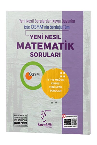 Karekök Yayınları Tyt Yeni Nesil Matematik Soruları