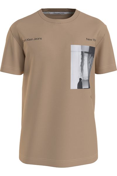 Calvin Klein Printed Crew Neck T-Shirt