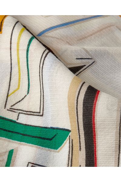 Tommy Hilfiger TH Monogram Print Scarf