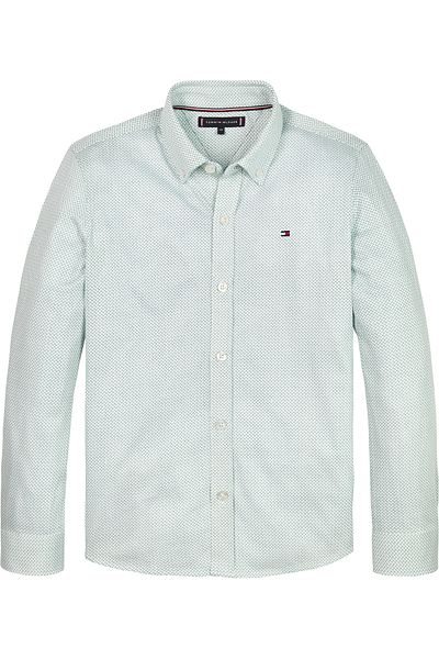 Tommy Hilfiger Kids Micro Dash Print Regular Fit Shirt